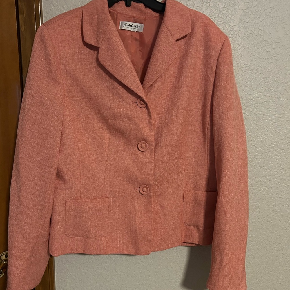 Elegant Coral Blazer for Women